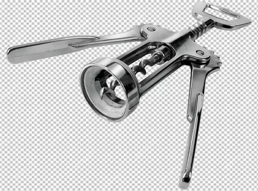 Free Premium PNG Corkscrew and wine cork isolated