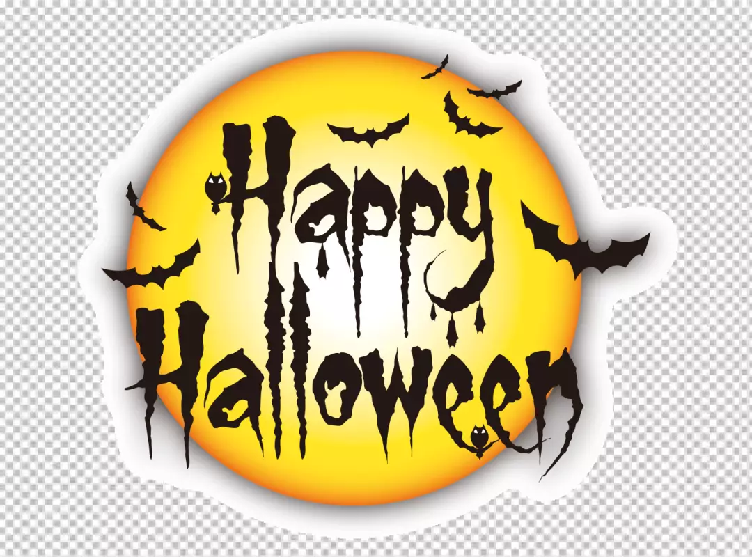 Free Premium PNG Halloween background with bats and spiders