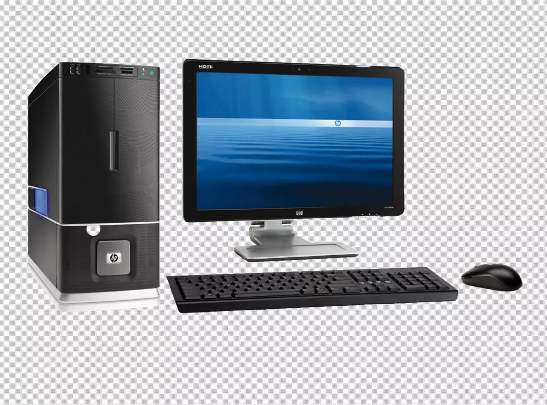 Free Premium PNG computer with blank screen PNG