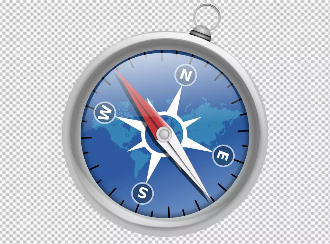 Free Premium PNG Person navigating with a compass  isolated