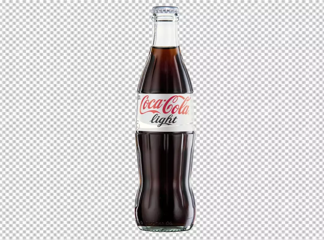 Free Premium PNG A bottle of coca cola is shown in a photo