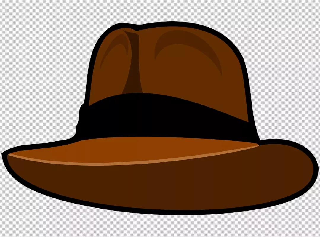 Free Premium PNG Brown cowboy hat isolated on transparent background