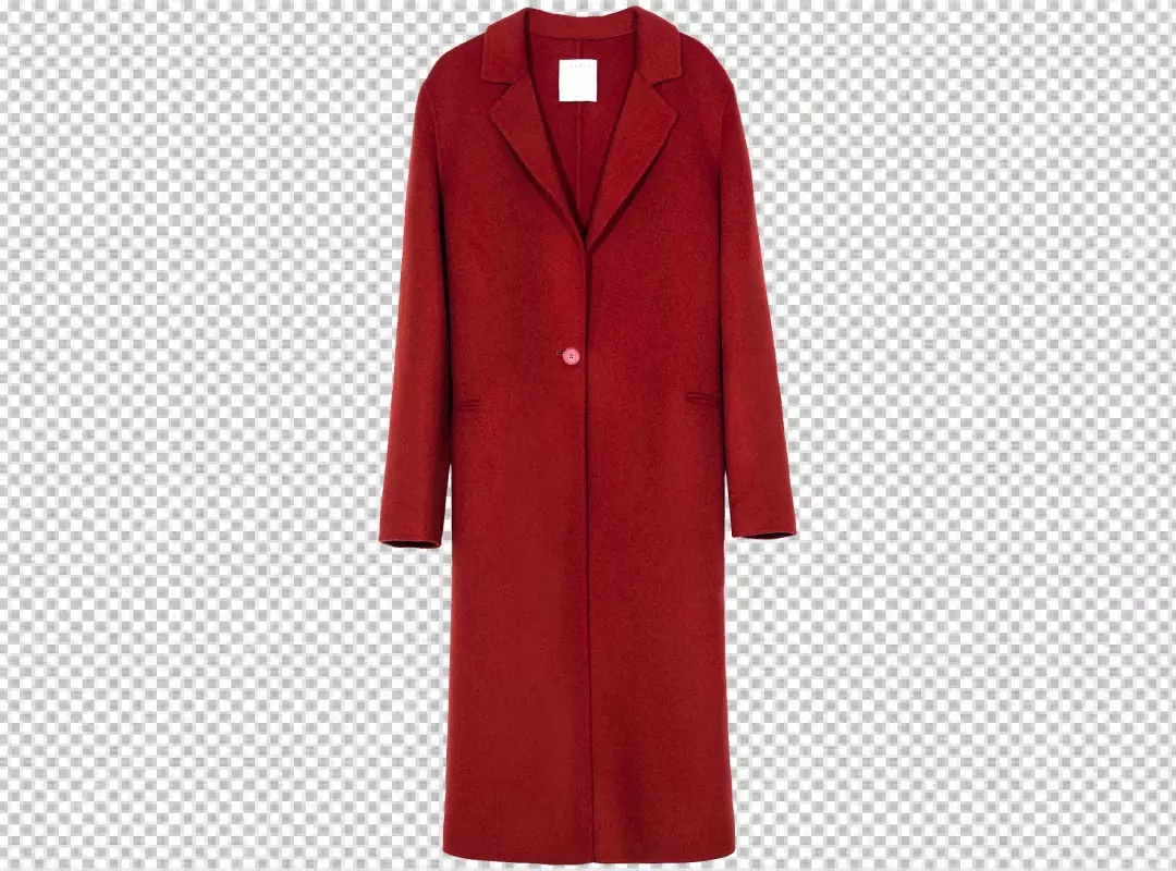 Free Premium PNG The Red classic pea coat transparent background 