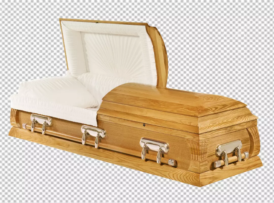 Free Premium PNG PNG Black Coffin with Skeleton Hands Isolated on