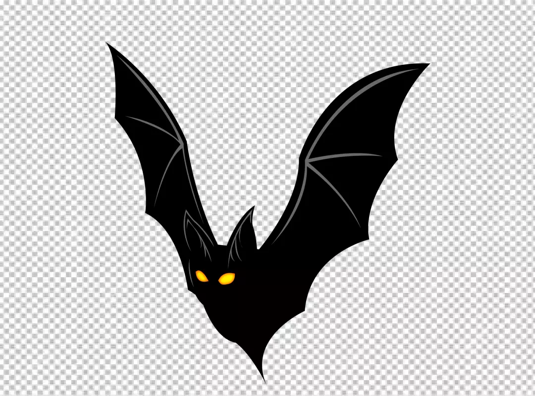 Free Premium PNG Bat spooky halloween silhouette illustration black symbol vampire horror