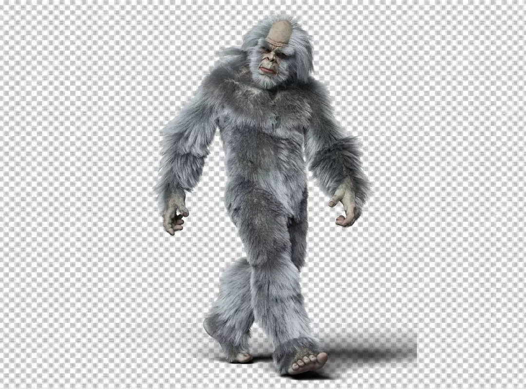 Free Premium PNG Yeti Working Alon