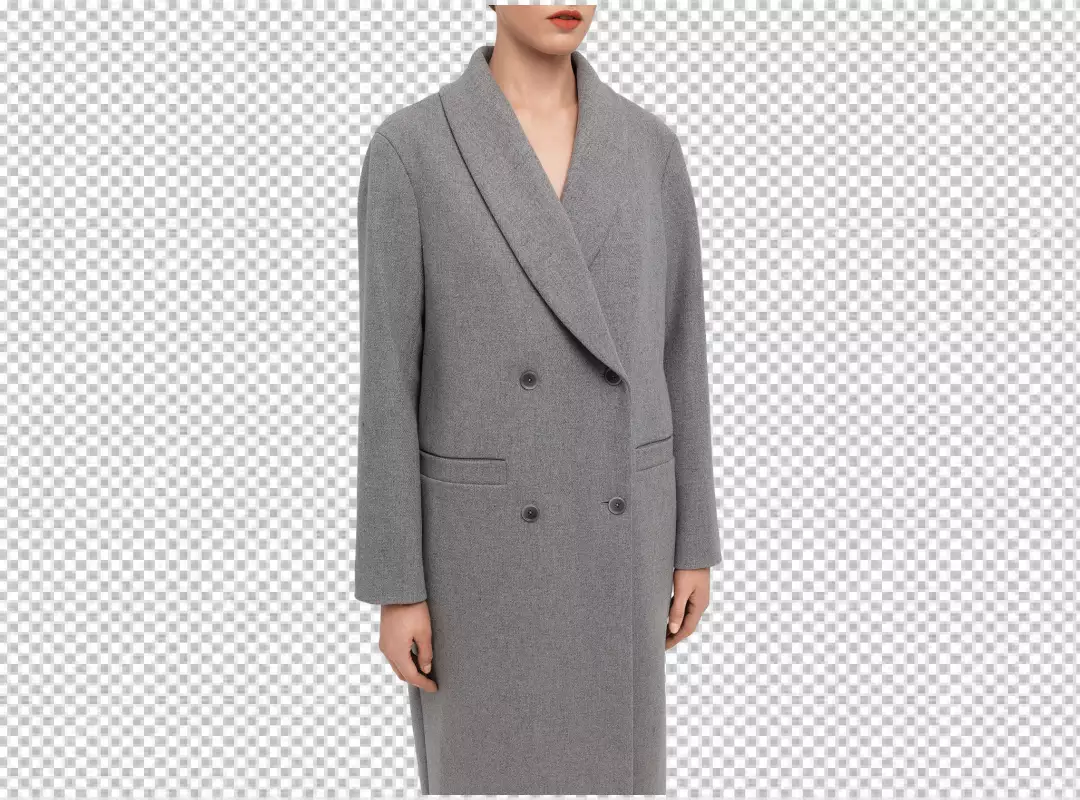 Free Premium PNG Leady night coat PNG