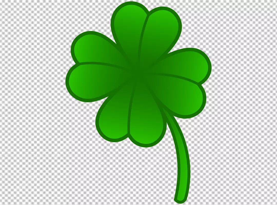 Free Premium PNG Patricks Day Green Leaf Beautiful Collection png