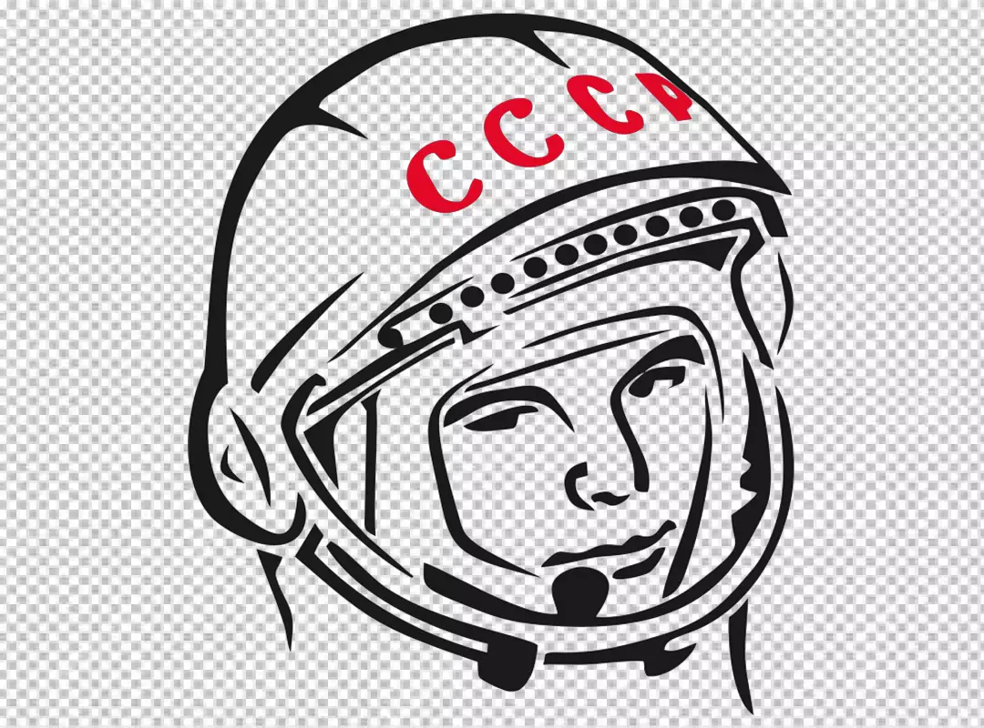 Free Premium PNG  Pioneering soviet cosmonaut and space explorer