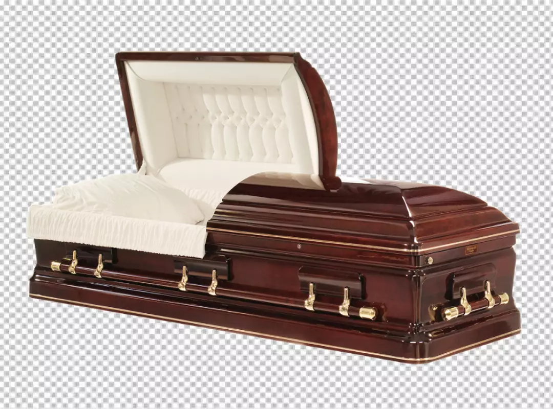 Free Premium PNG Black Coffin with Skeleton Hands Isolated on transparent background 