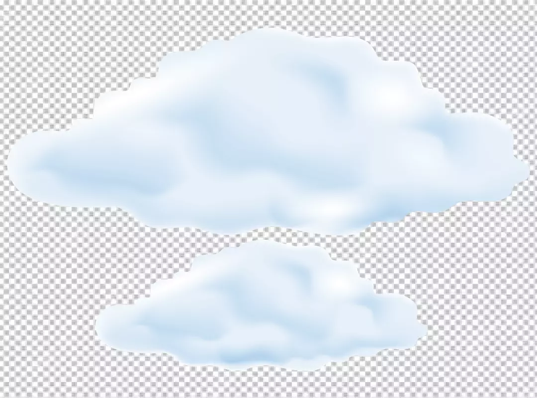 Free Premium PNG white clouds and blue sky from  transparent background 