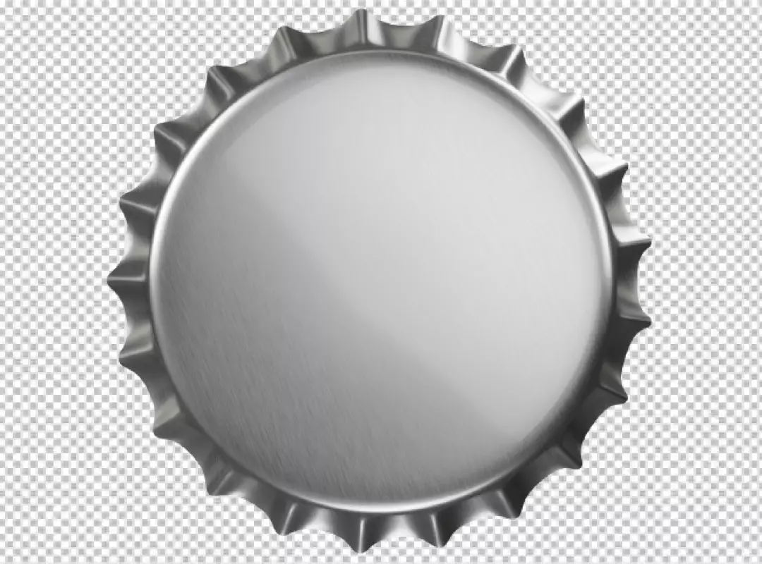 Free Premium PNG silver beer cap Transparent