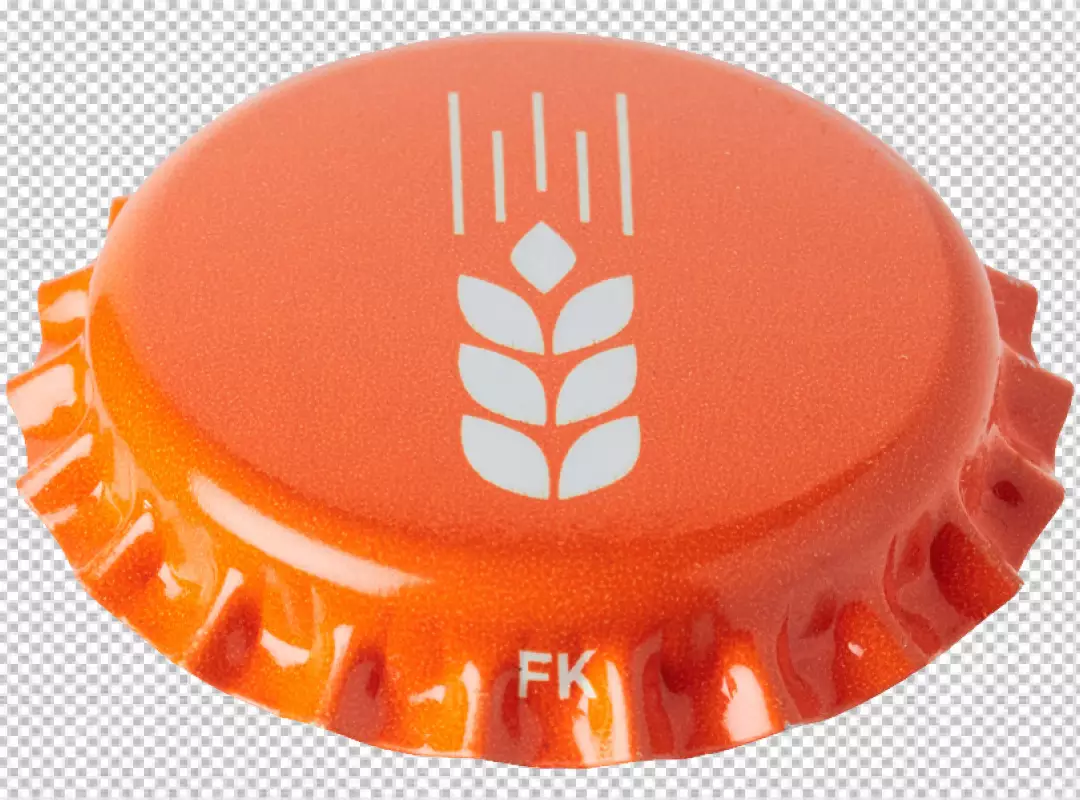 Free Premium PNG Orange color bottle cap PNG