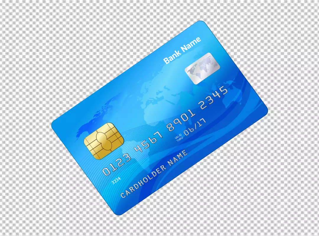 Free Premium PNG Credit card isolated on transparent BG PNG