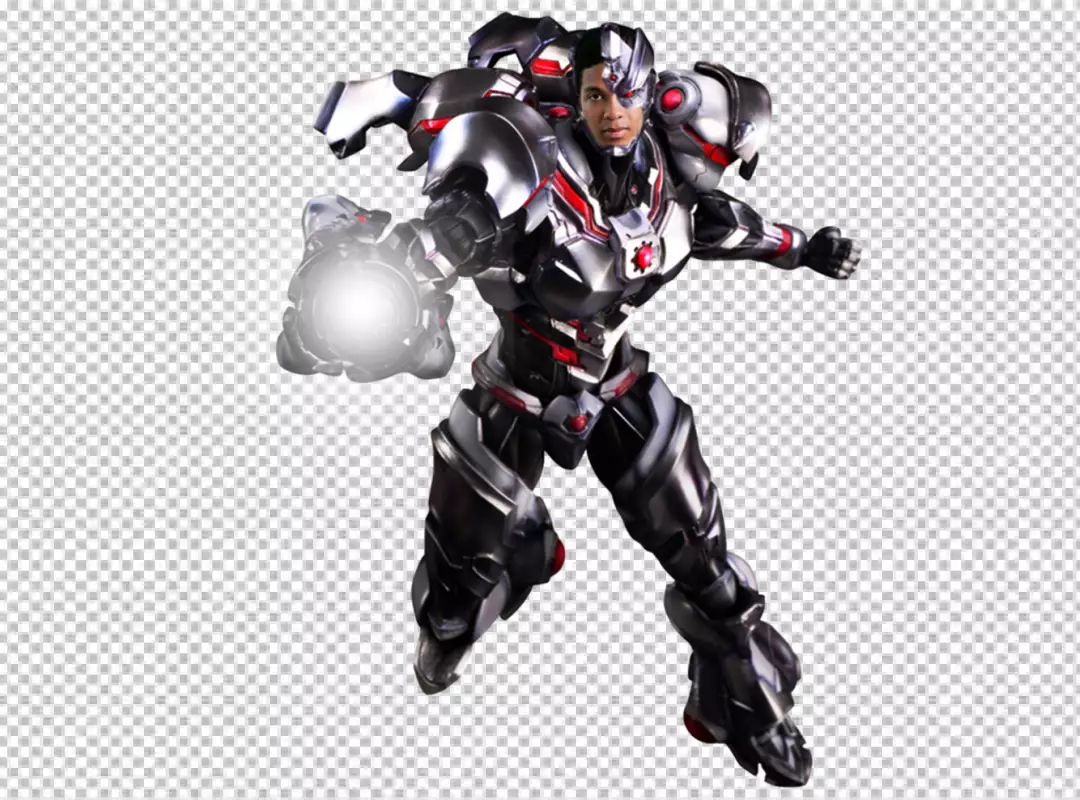 Free Premium PNG Futuristic Robotic Soldier PNG BG