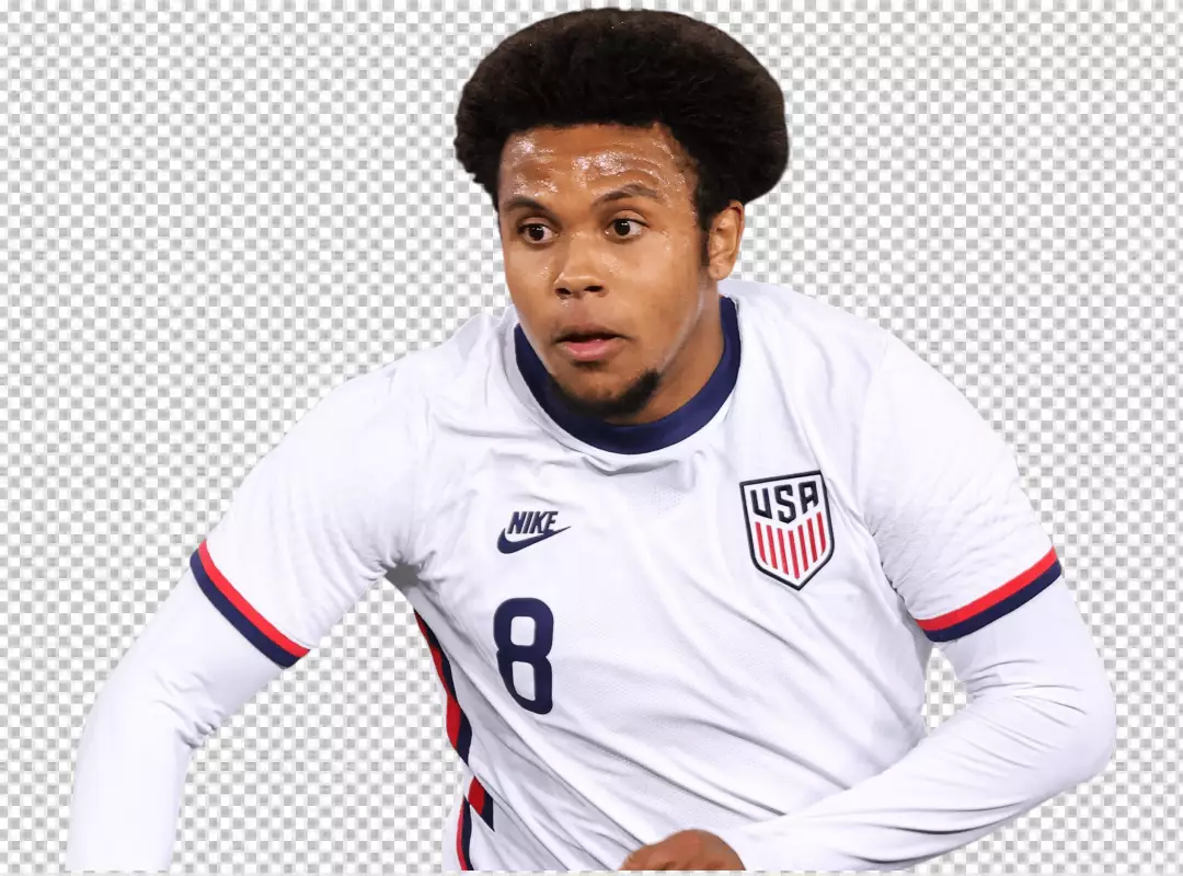 Free Premium PNG Weston McKennie U.S. Soccer Official football Player