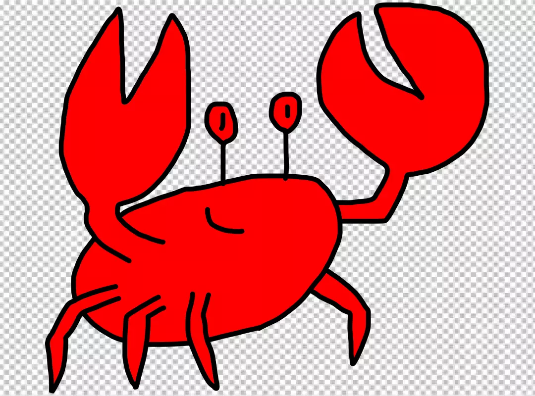 Free Premium PNG Red crabfish icon transparent background 