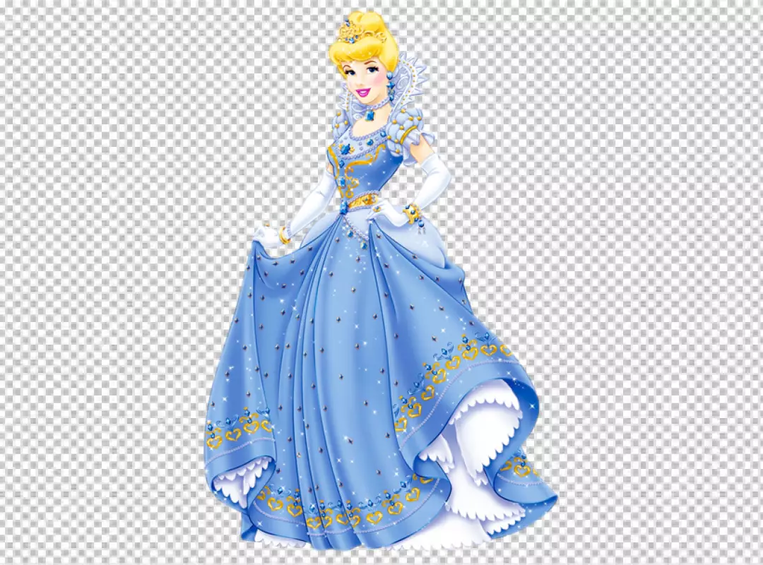 Free Premium PNG princess cinderella theme
