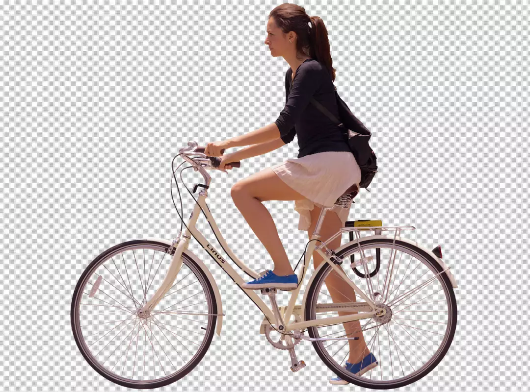 Free Premium PNG cyclist man riding a bicycle