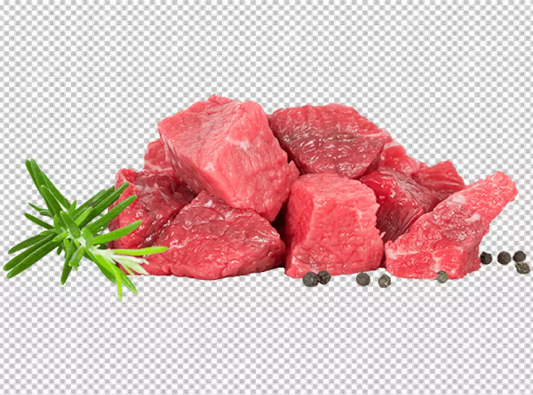 Free Premium PNG Beef is a deep red color and has a fine texture 5