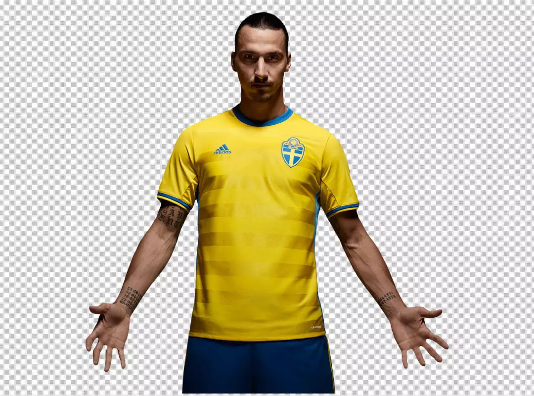 Free Premium PNG Zlatan Ibrahimović is a striker for Serie A club Milan and the Sweden national team