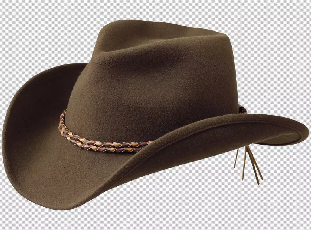 Free Premium PNG Brown cowboy hat isolated on transparent background PNG