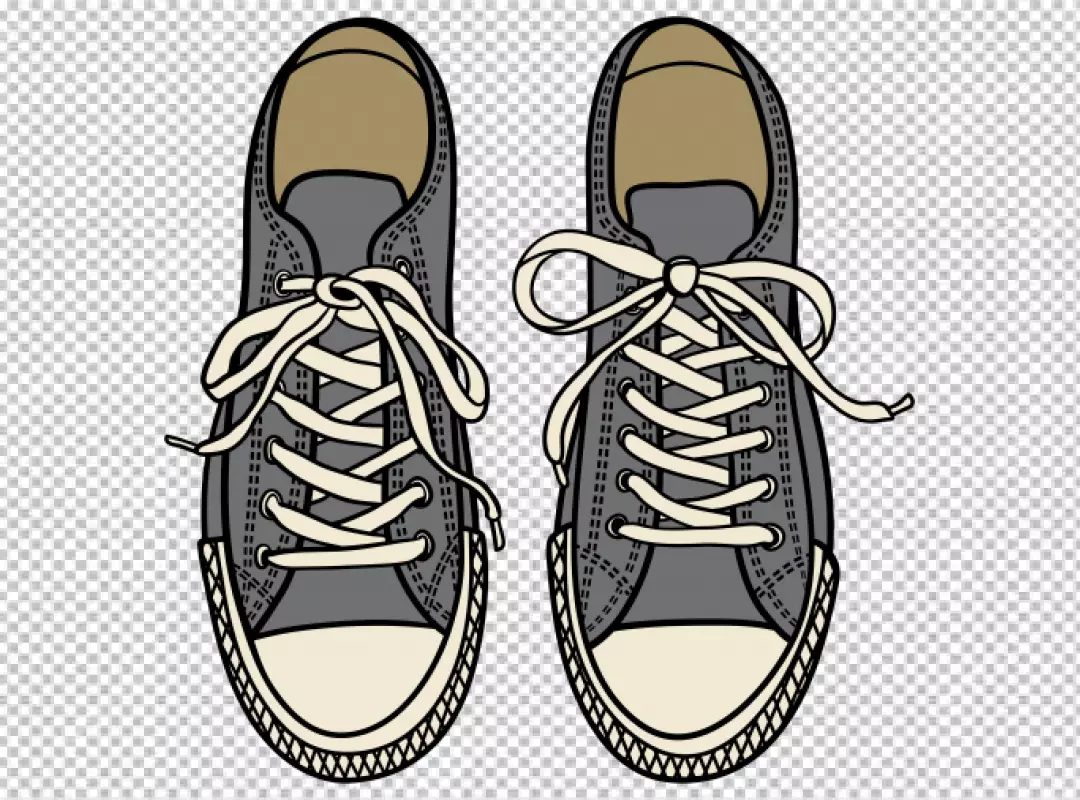 Free Premium PNG sneakers or running shoes on a transparent background