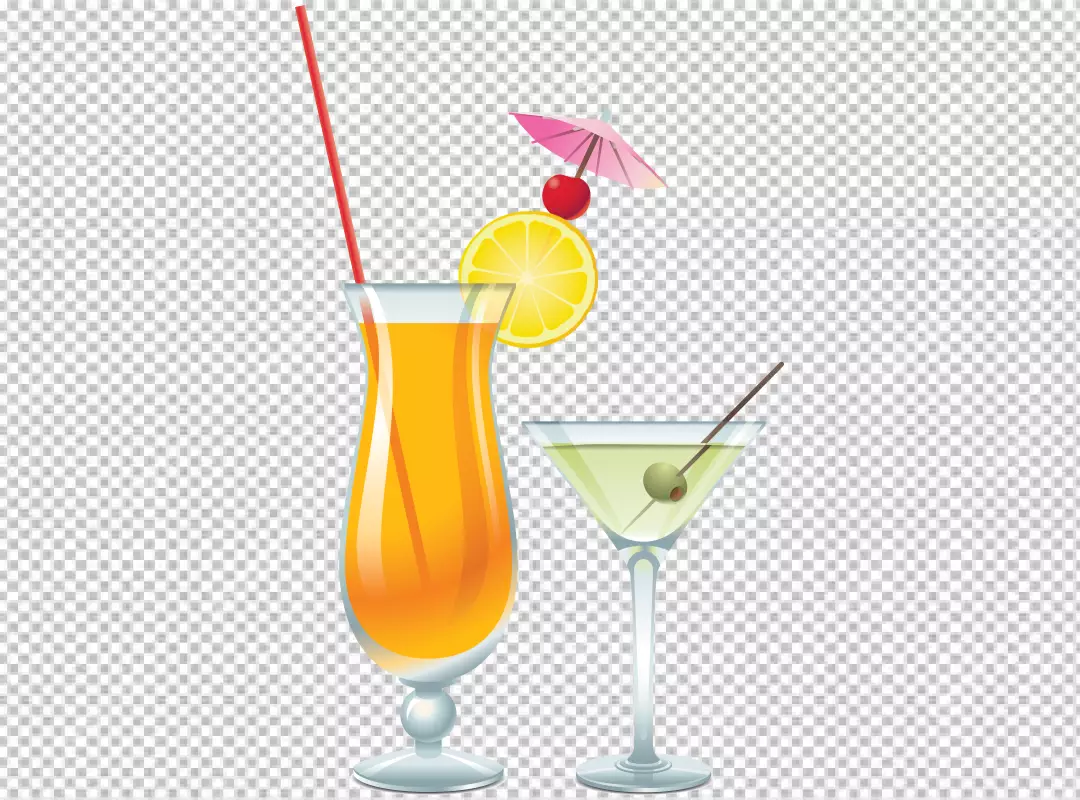 Free Premium PNG PNG Refreshing cocktails collection