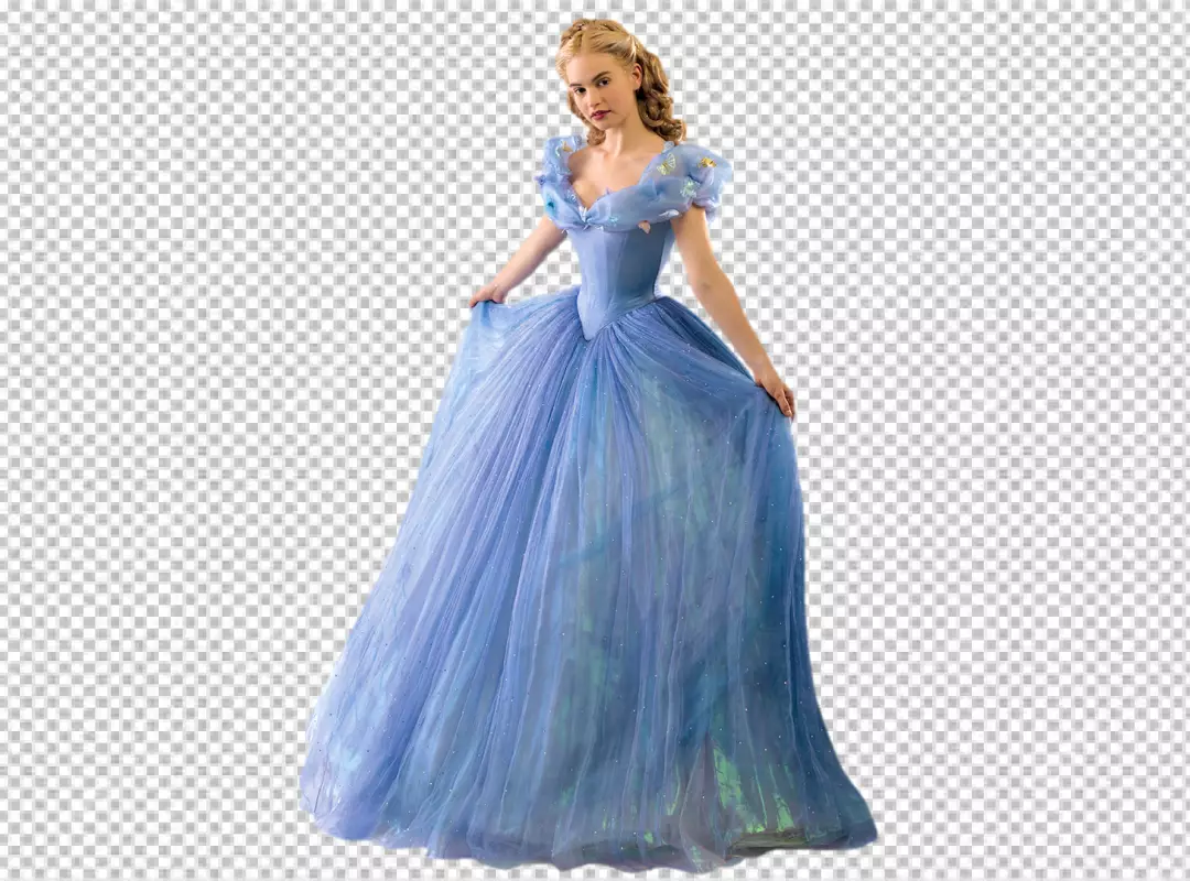 Free Premium PNG Cinderella real character 