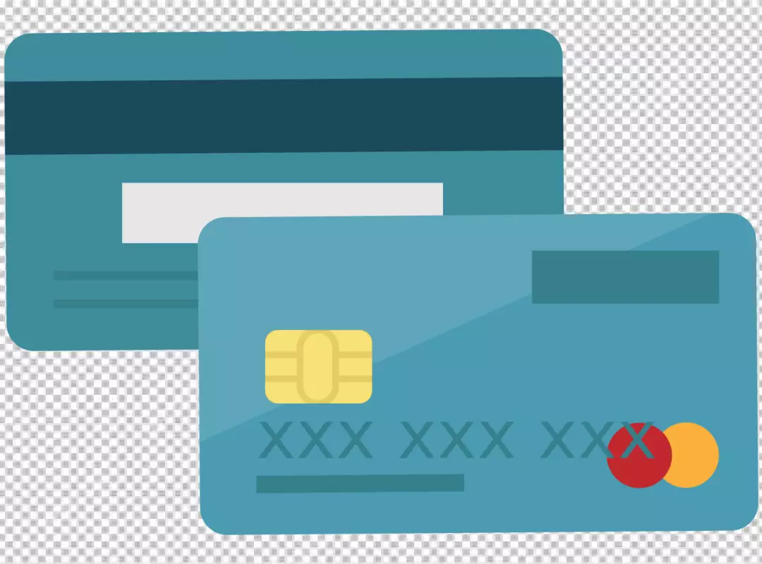 Free Premium PNG Credit Bank Card view blue color 
 PNG PNG