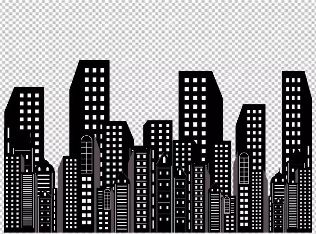 Free Premium PNG Skyscrapers isolated on transparent background PNG