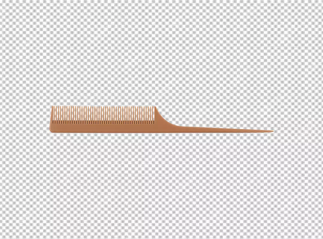 Free Premium PNG PNG Hair coloring realistic set with isolated image of comb on blank