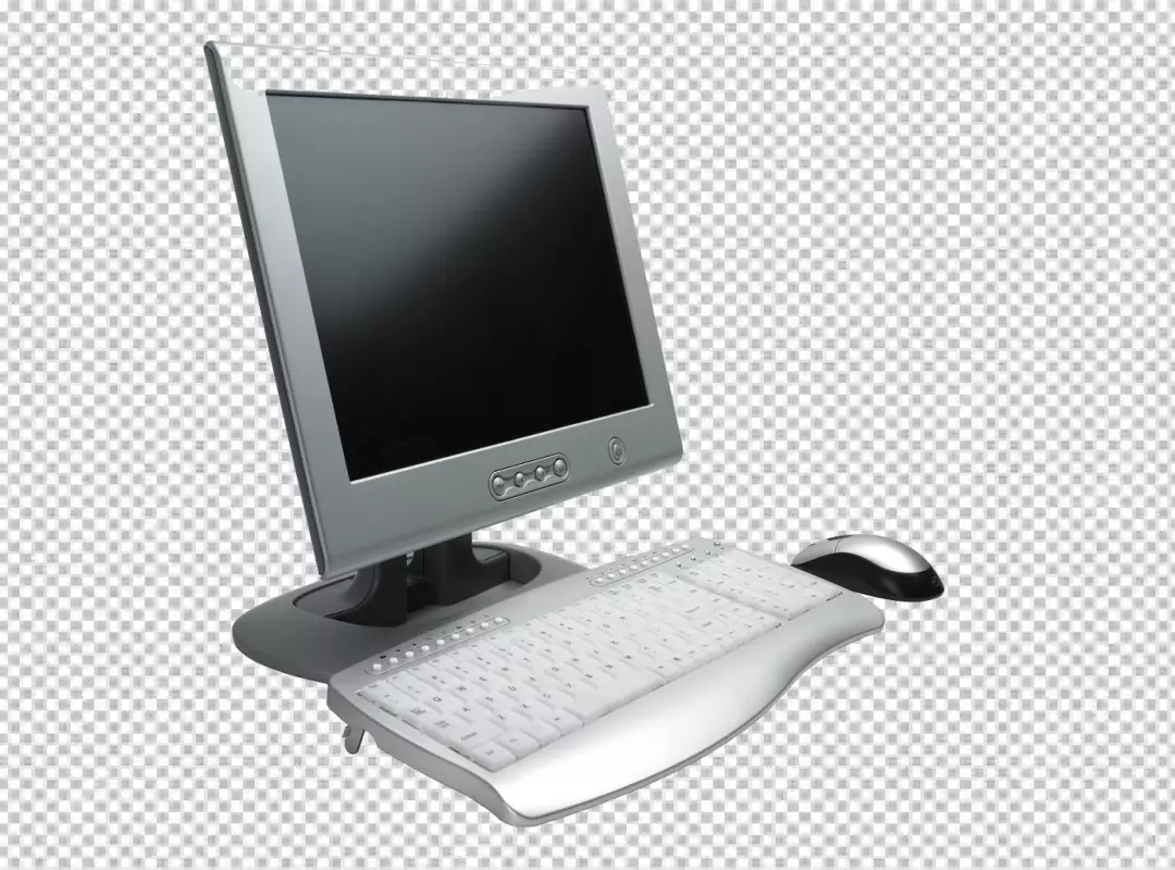 Free Premium PNG Vintage computer with retro design PNG