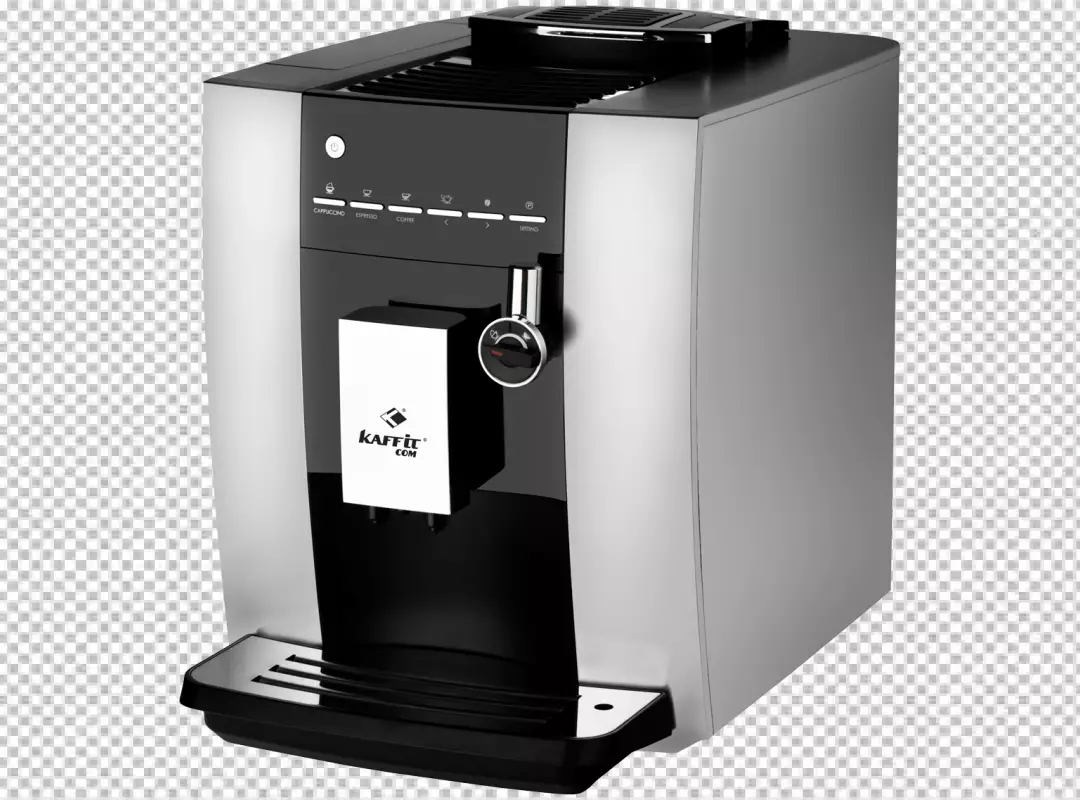 Free Premium PNG Coffee machine making a perfect cup of coffee