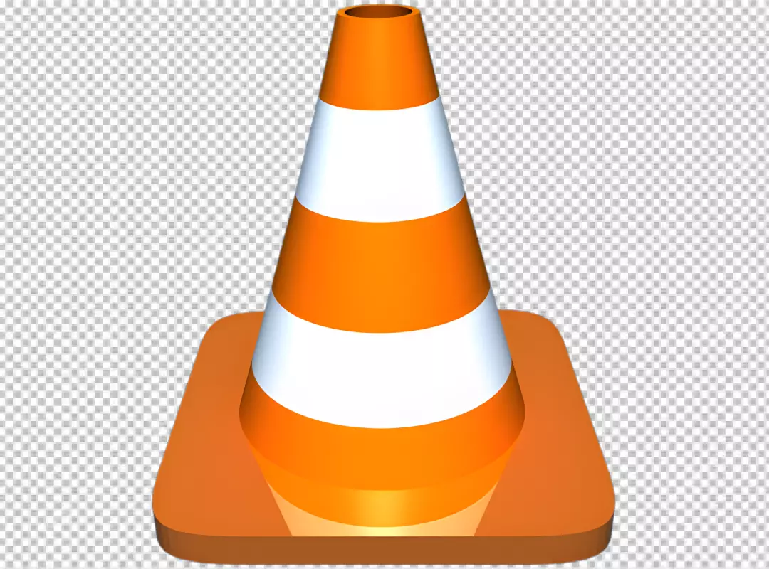 Free Premium PNG Traffic cone red and png Isolated