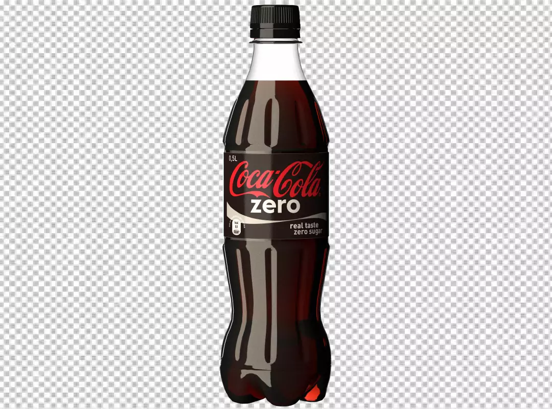 Free Premium PNG A bottle of coca cola PNG BG