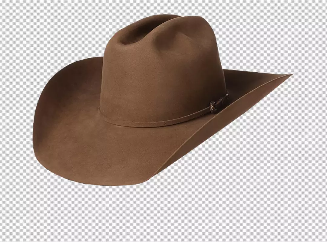 Free Premium PNG Classic Brown Cowboy Hat with a Western Flair PNG