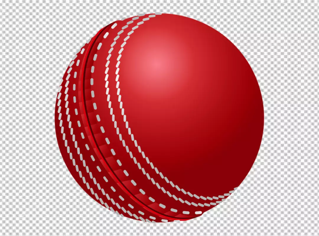 Free Premium PNG Red leather ball transparent background