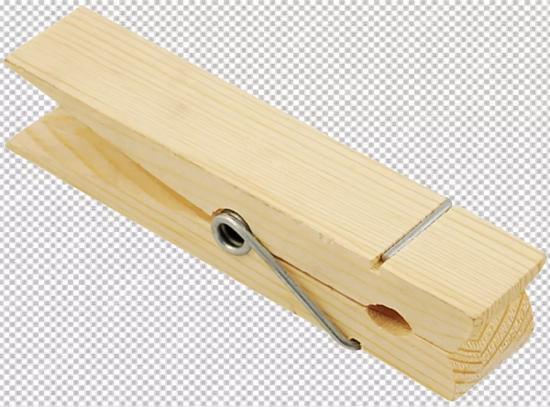 Free Premium PNG Rustic wooden clothespins on a sunlit laundry