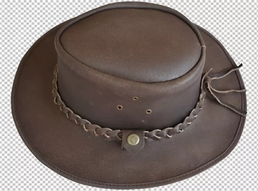 Free Premium PNG Classic Brown Cowboy Hat with a  PNG