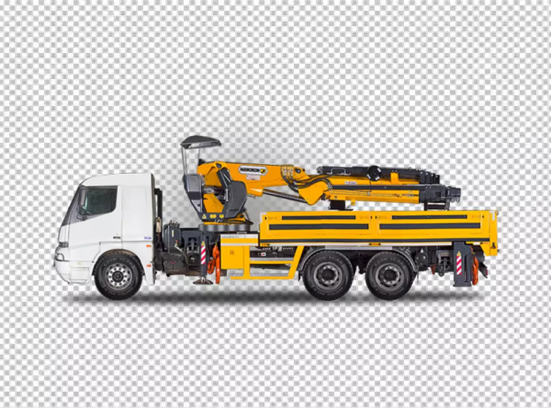 Free Premium PNG  crane that has the word quot excavator quot on it