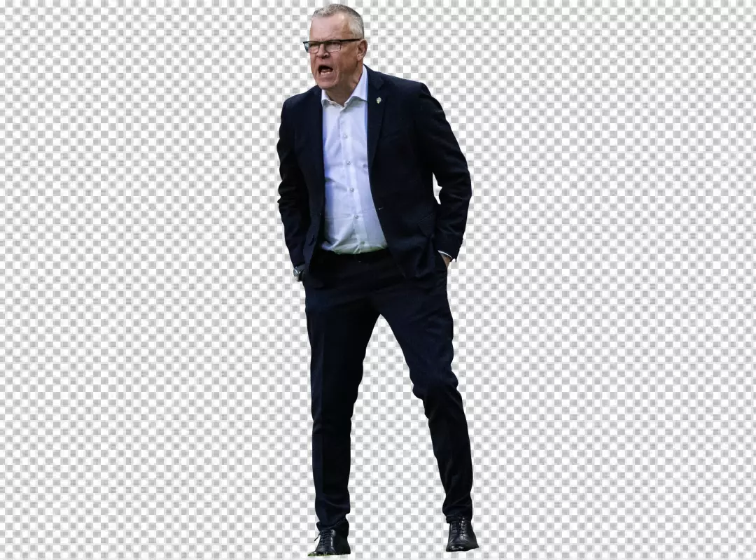 Free Premium PNG Janne Andersson Swedish football manager