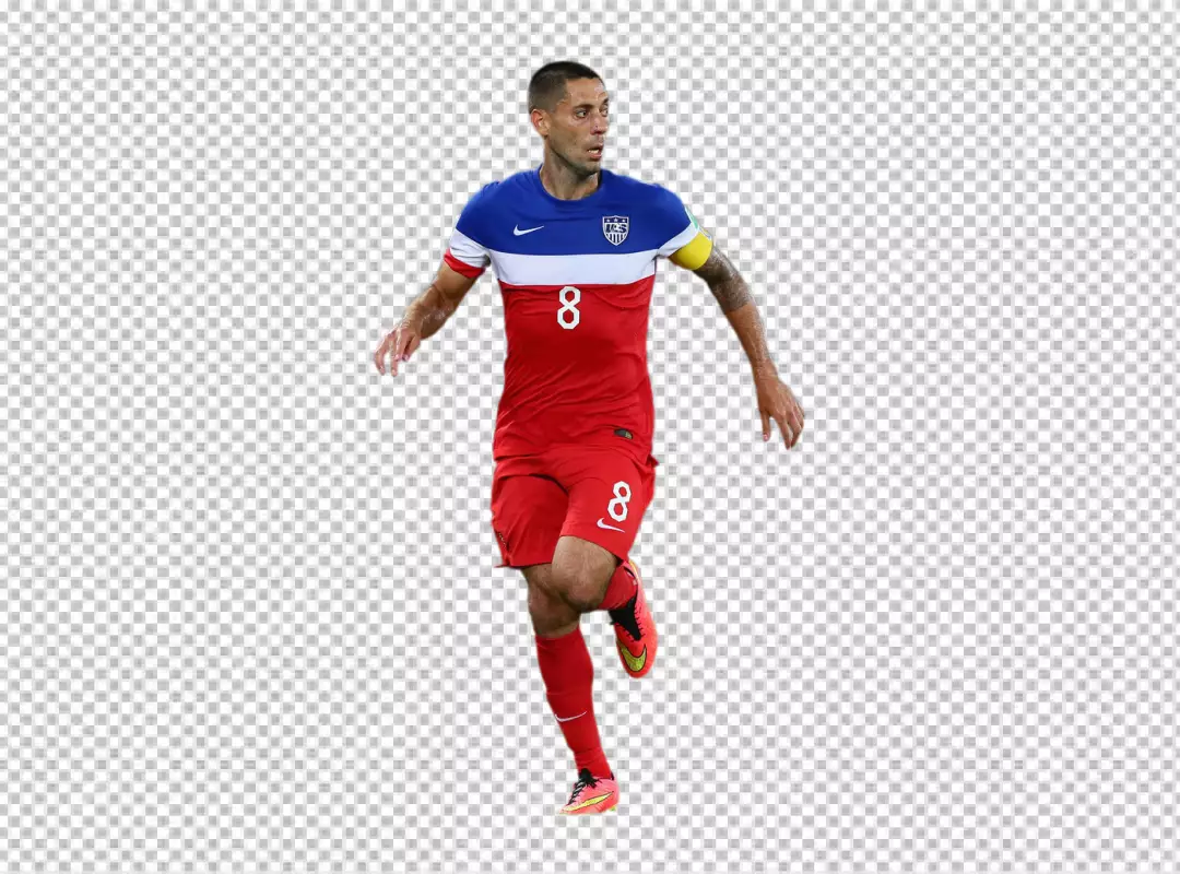 Free Premium PNG Clint Dempsey USA football player