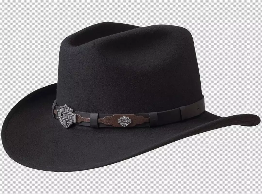 Free Premium PNG Fedora hats arrangement in studio PNG