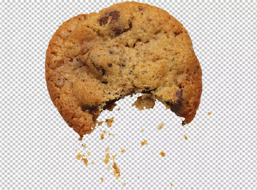 Free Premium PNG Pile of cookies with chocolate chips in front of cloth PNG