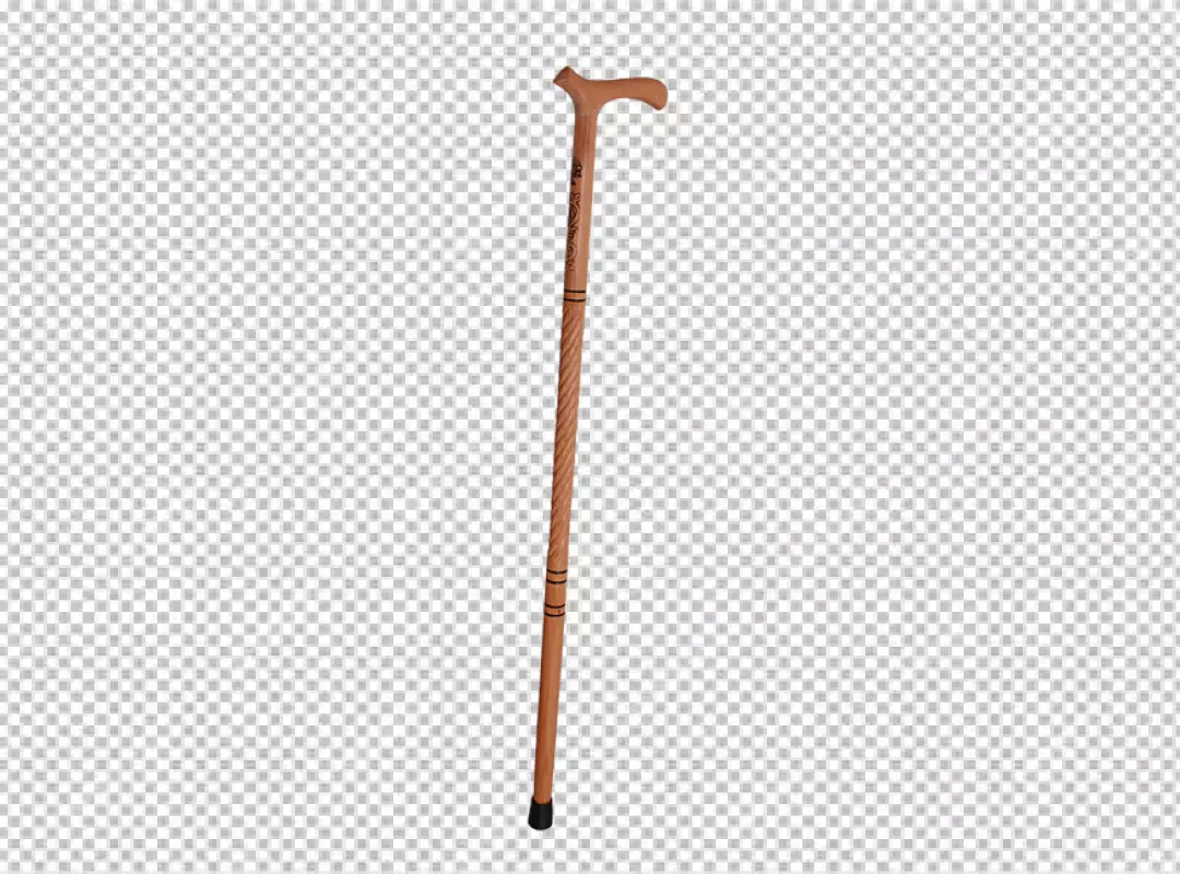 Free Premium PNG Walking stick Assistive cane wooden cane