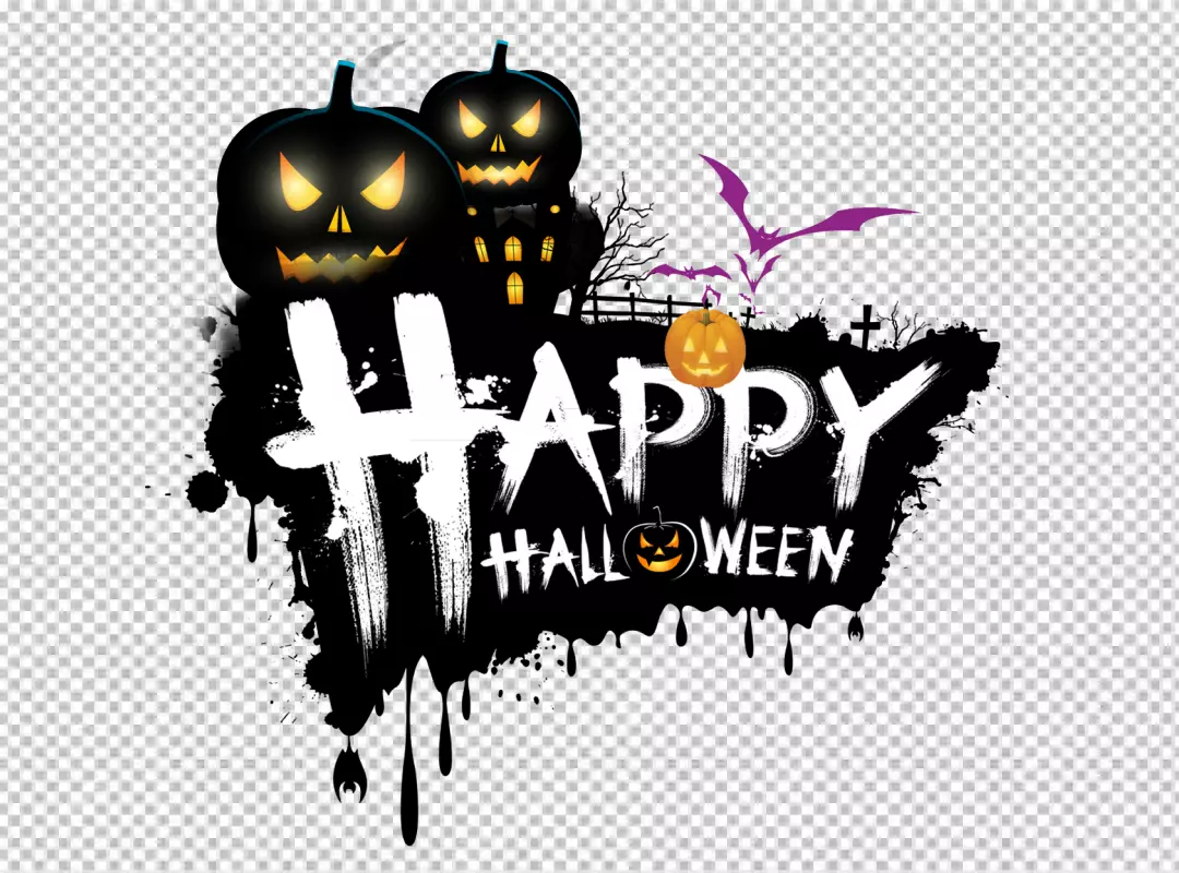 Free Premium PNG happy Halloween pumpkin png