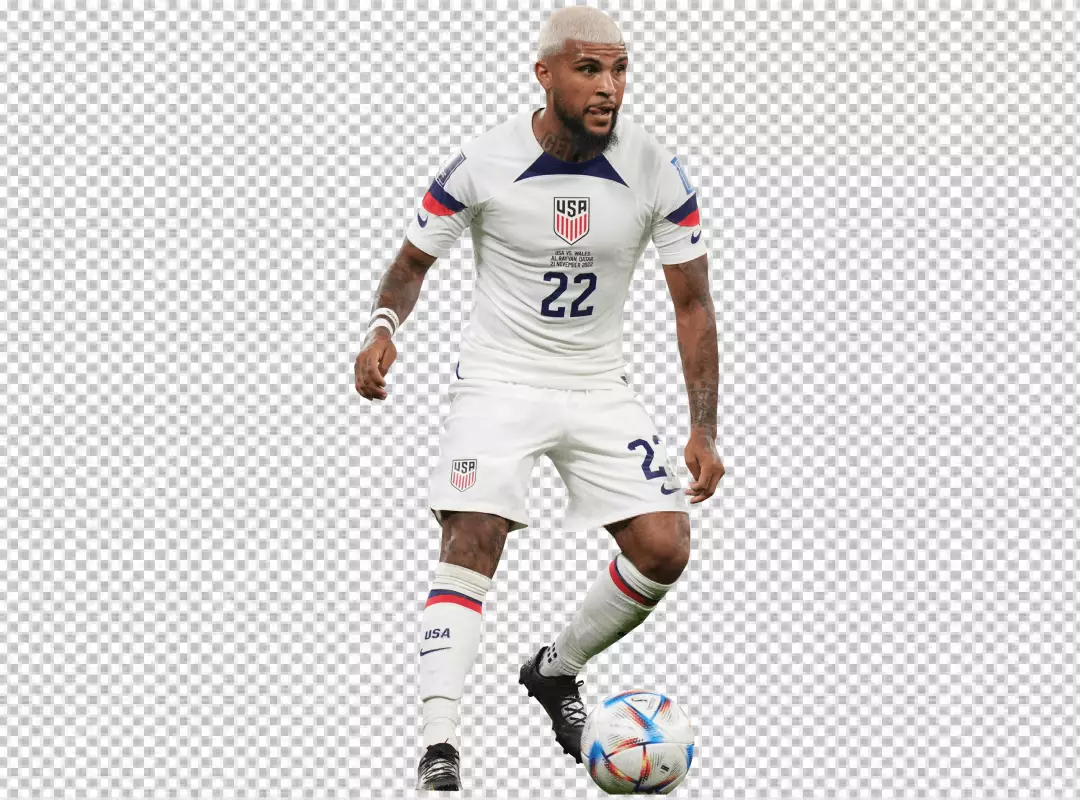 Free Premium PNG DeAndre Yedlin U.S. Soccer Official football Player