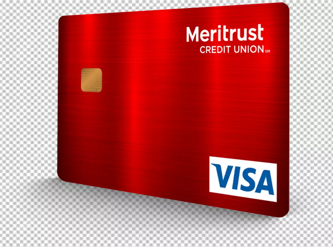 Free Premium PNG Red color credit card transparent BG