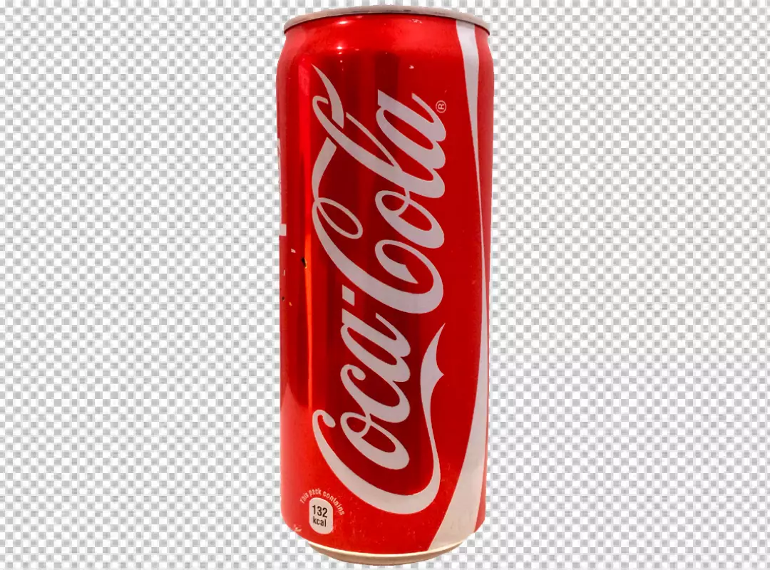 Free Premium PNG A can of coca cola is being splashed